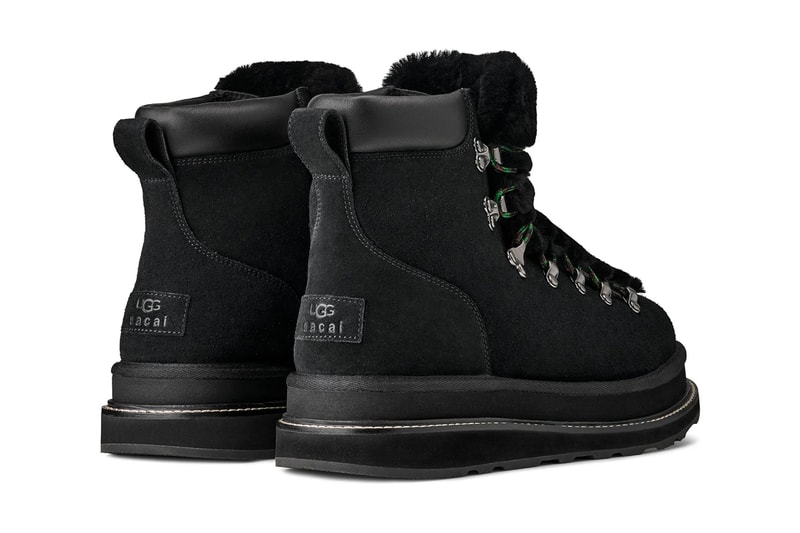 UGG sacai loafer UGG sacai Hiker UGG sacai thigh-high boot Chestnut Black Release Info