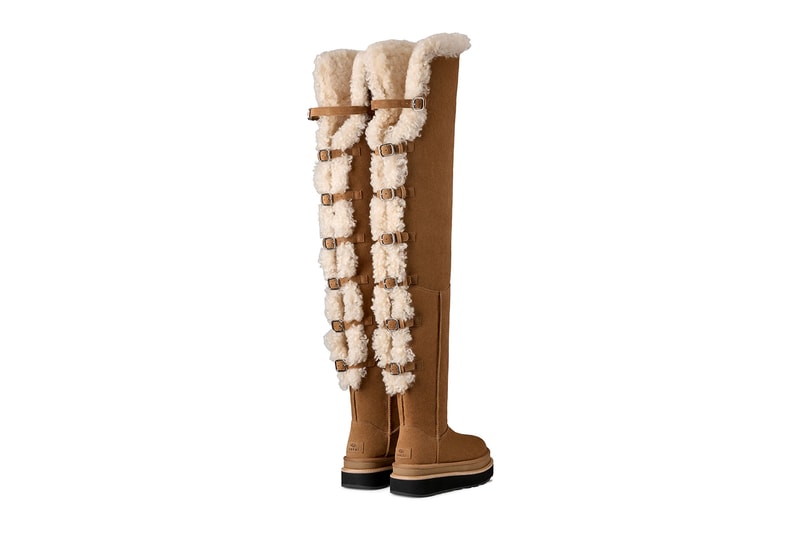 UGG sacai loafer UGG sacai Hiker UGG sacai thigh-high boot Chestnut Black Release Info
