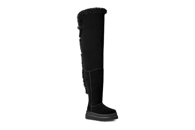 UGG sacai loafer UGG sacai Hiker UGG sacai thigh-high boot Chestnut Black Release Info