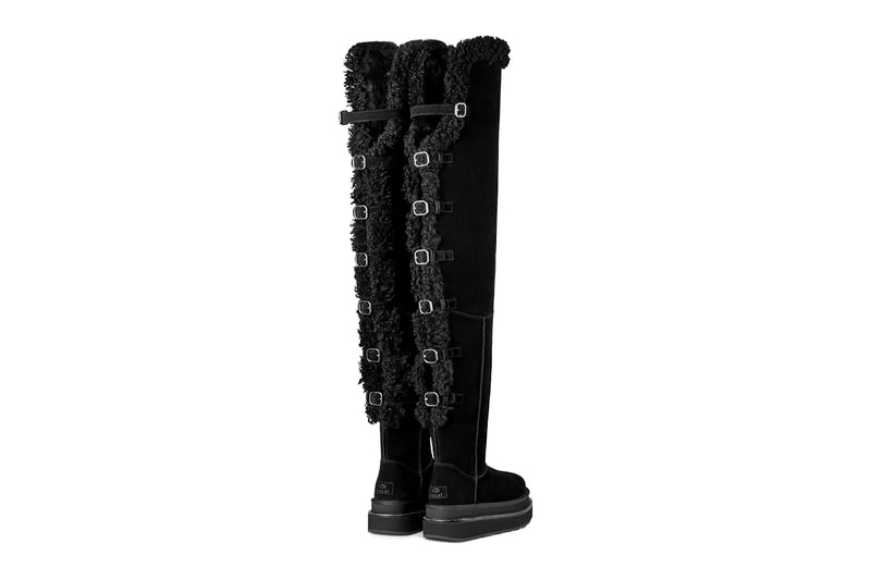 UGG sacai loafer UGG sacai Hiker UGG sacai thigh-high boot Chestnut Black Release Info