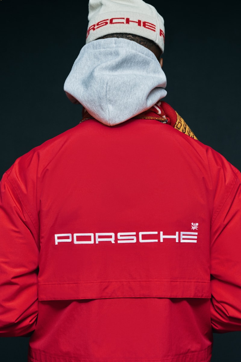 Aimé Leon Dore x Porsche FW25 Collaboration Collection gore-tex jacket nylon track quarter zip fall winter 2025