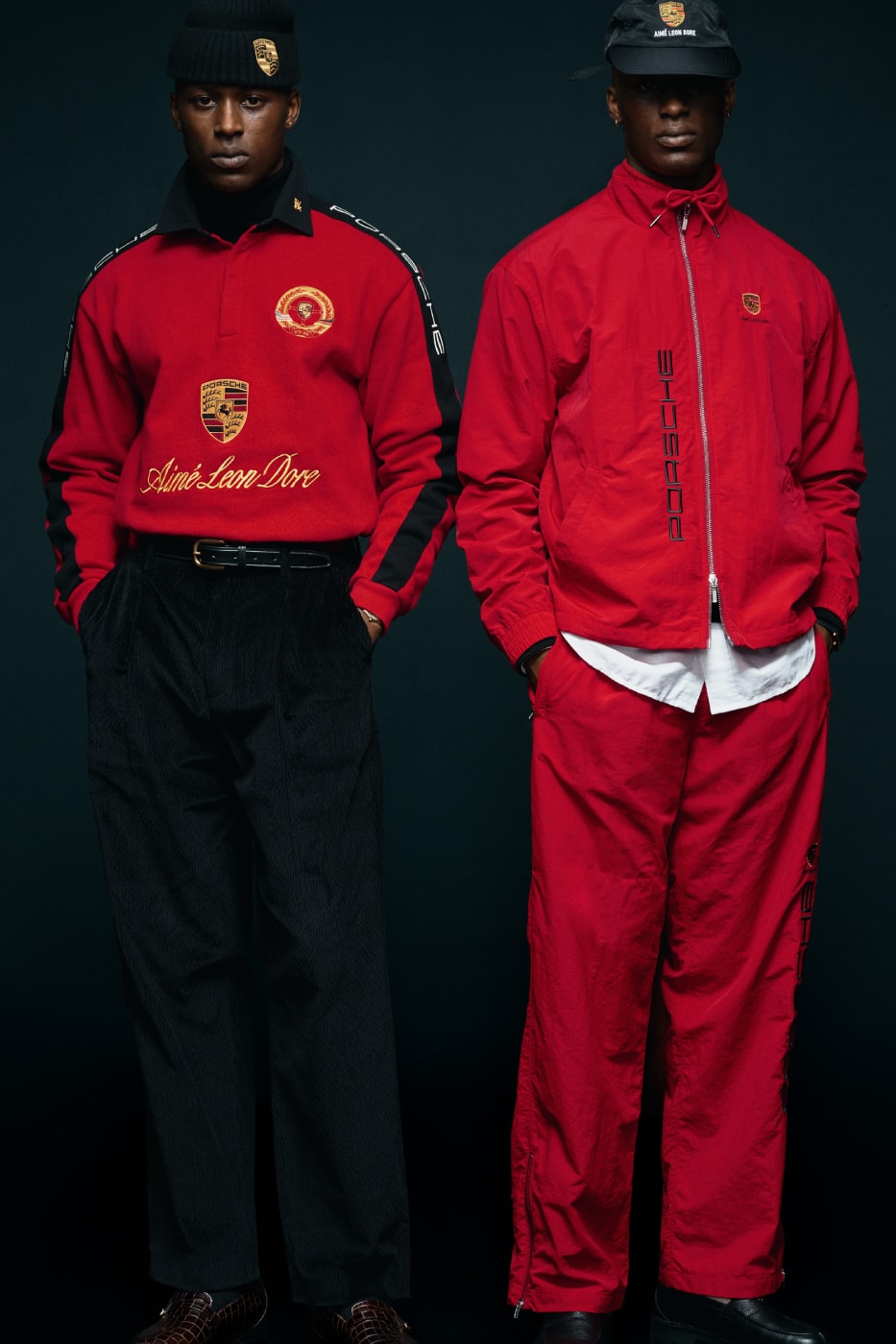 Aimé Leon Dore x Porsche FW25 Collaboration Collection gore-tex jacket nylon track quarter zip fall winter 2025