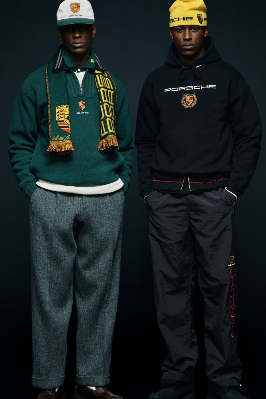 Aimé Leon Dore x Porsche FW25 Collaboration Collection gore-tex jacket nylon track quarter zip fall winter 2025