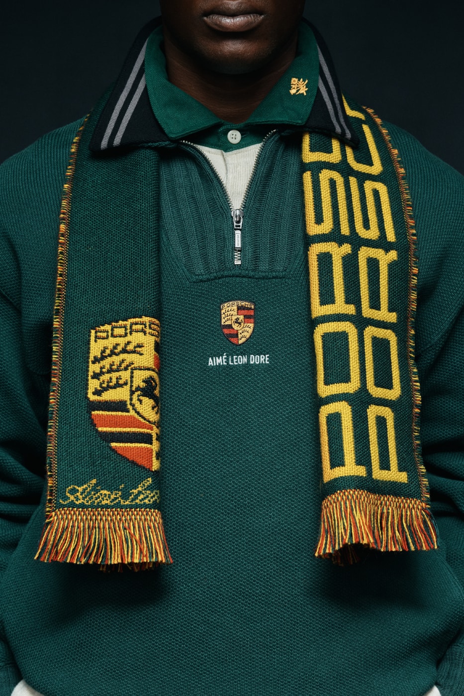 Aimé Leon Dore x Porsche FW25 Collaboration Collection gore-tex jacket nylon track quarter zip fall winter 2025