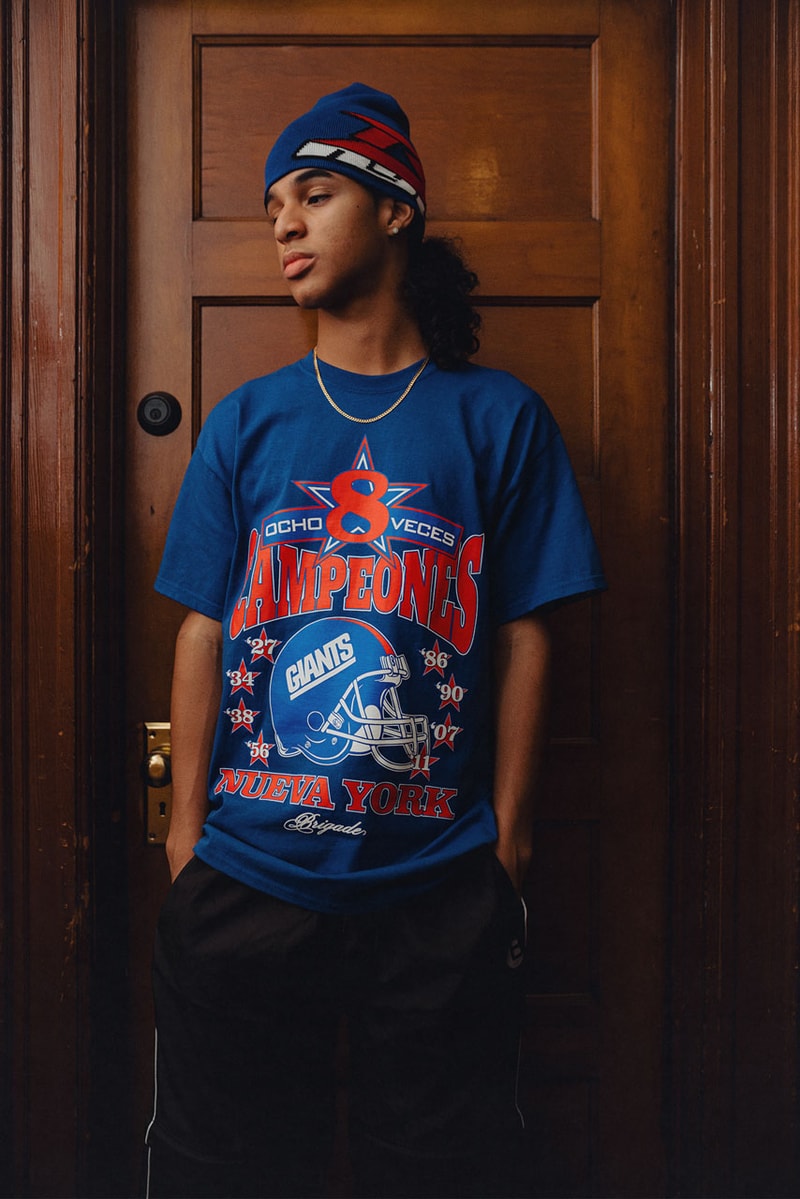 Brigade Goes Big (League) With the New York Giants collab football release info