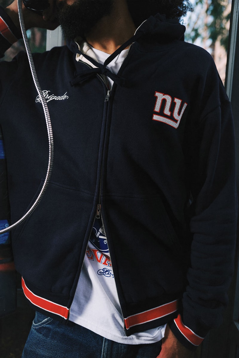 Brigade Goes Big (League) With the New York Giants collab football release info