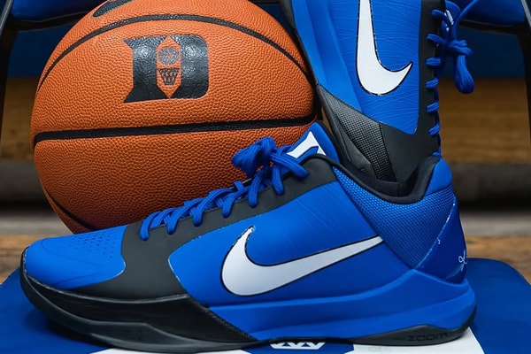 Take a Look at the Nike Kobe 5 Protro "Duke" PE duke university womens basketball team blue devil