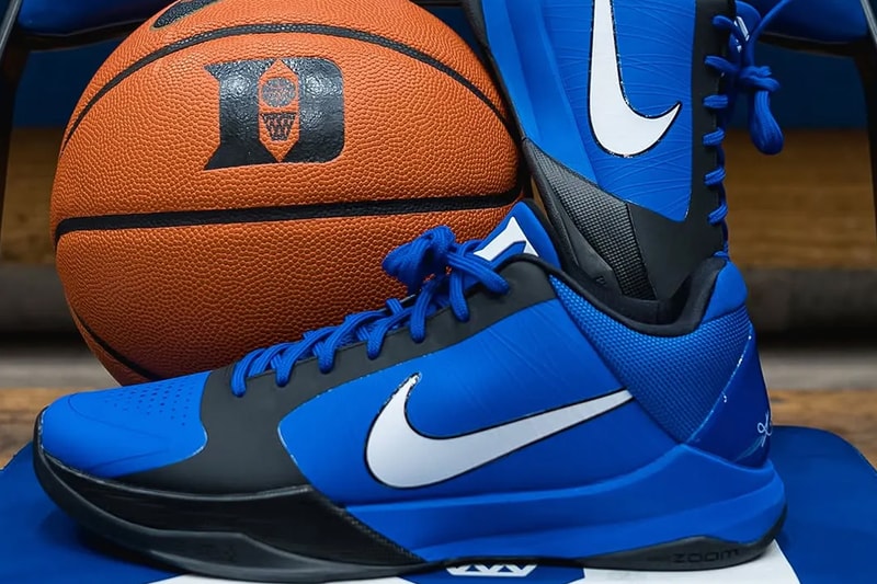 Take a Look at the Nike Kobe 5 Protro "Duke" PE duke university womens basketball team blue devil