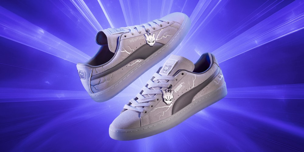 PUMA Channels Mewtwo’s Psychic Power in New Pokémon Suede Sneaker