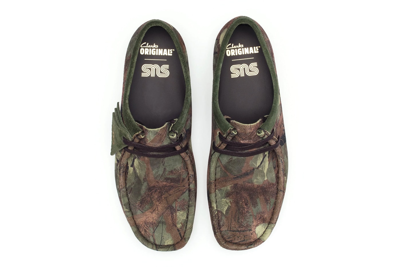 "Realtree" Hits the Sneakersnstuff x Clarks Wallabee Collaboration originals camo october