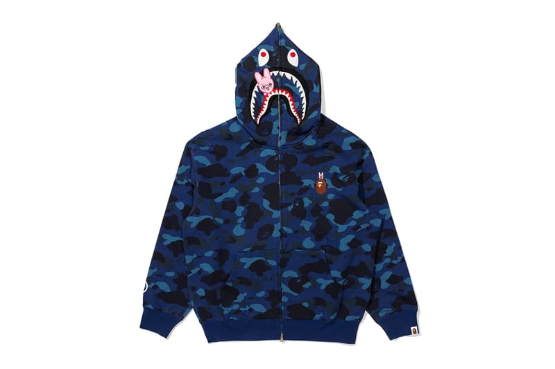 BAPE Stray Kids Collection Hoodie T-Shirt BAPE STA Metal Pin Key Ring Release Info