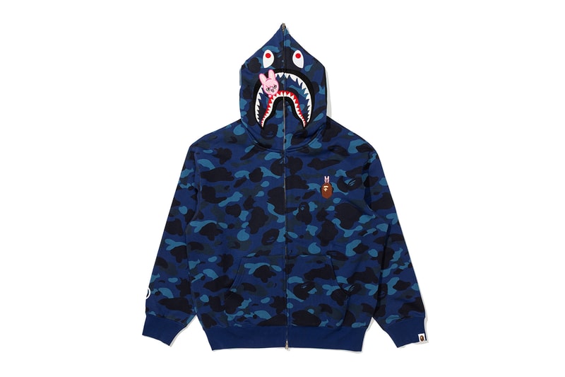 BAPE Stray Kids Collection Hoodie T-Shirt BAPE STA Metal Pin Key Ring Release Info