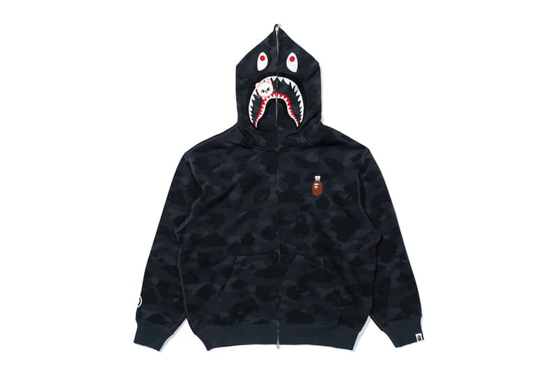 BAPE Stray Kids Collection Hoodie T-Shirt BAPE STA Metal Pin Key Ring Release Info