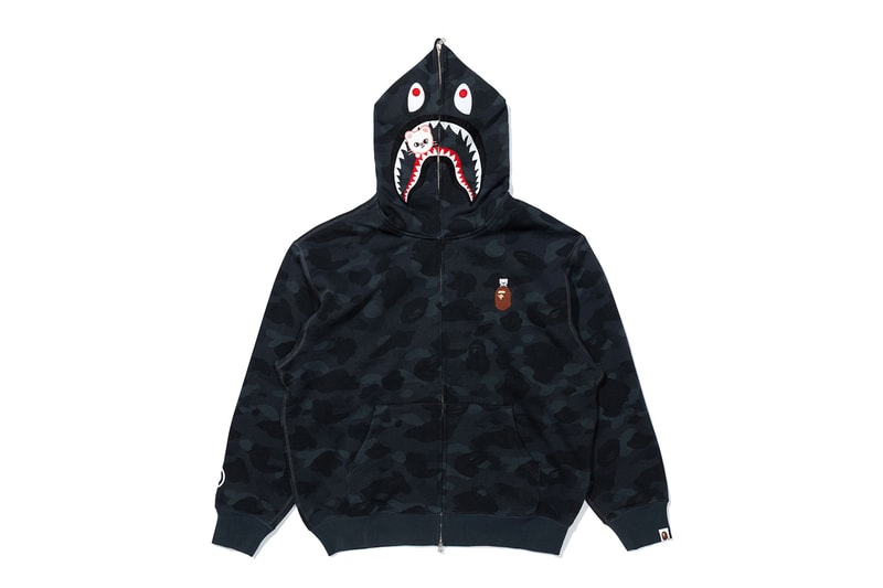 BAPE Stray Kids Collection Hoodie T-Shirt BAPE STA Metal Pin Key Ring Release Info