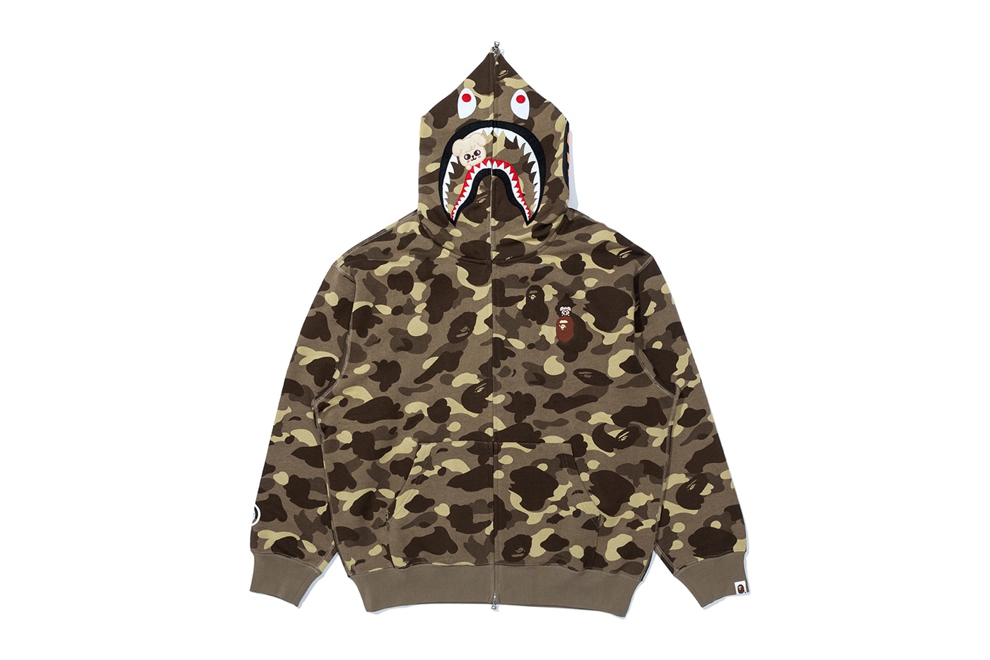BAPE Stray Kids Collection Hoodie T-Shirt BAPE STA Metal Pin Key Ring Release Info