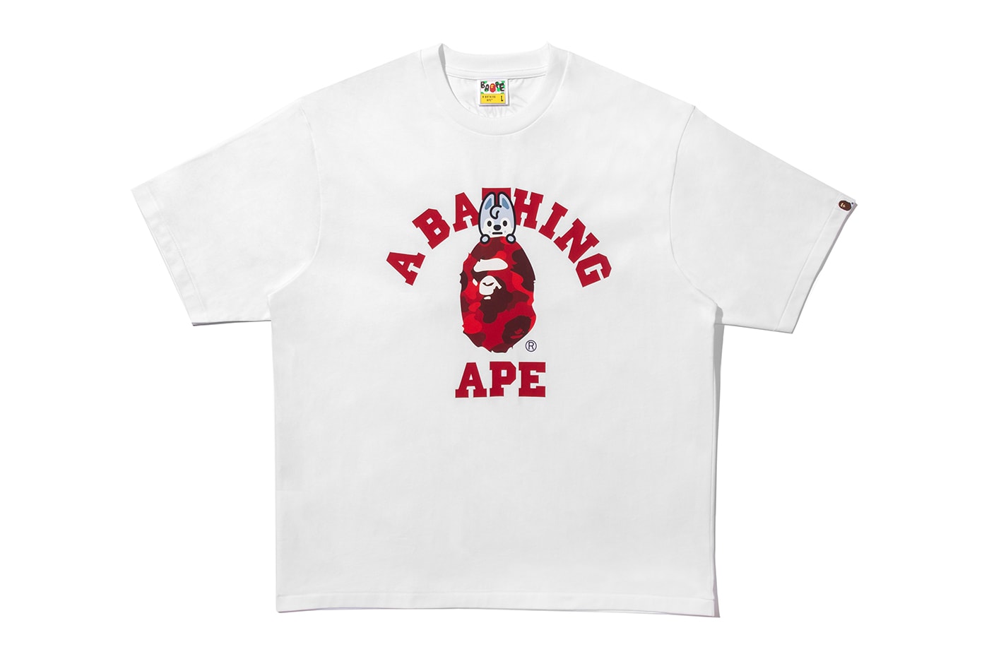 BAPE Stray Kids Collection Hoodie T-Shirt BAPE STA Metal Pin Key Ring Release Info