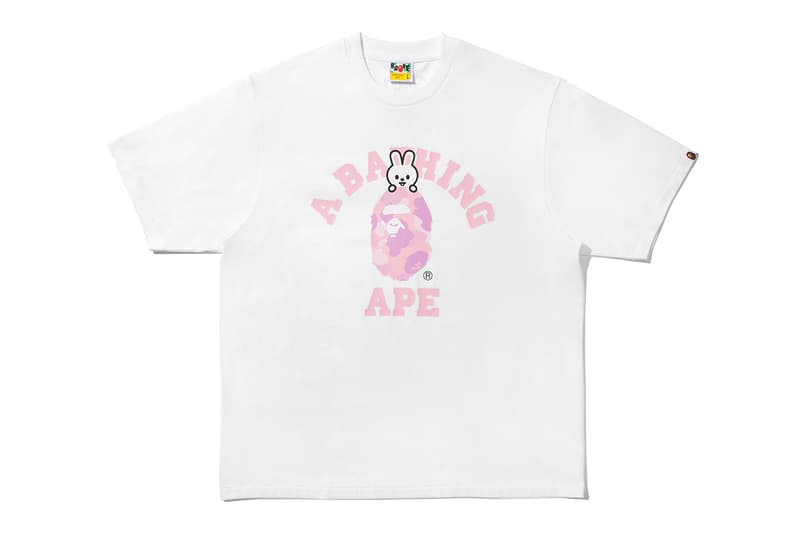 BAPE Stray Kids Collection Hoodie T-Shirt BAPE STA Metal Pin Key Ring Release Info