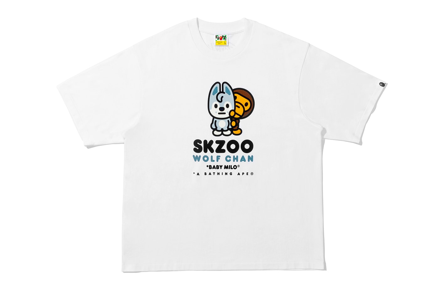 BAPE Stray Kids Collection Hoodie T-Shirt BAPE STA Metal Pin Key Ring Release Info