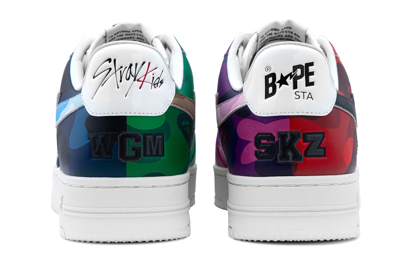 BAPE Stray Kids Collection Hoodie T-Shirt BAPE STA Metal Pin Key Ring Release Info