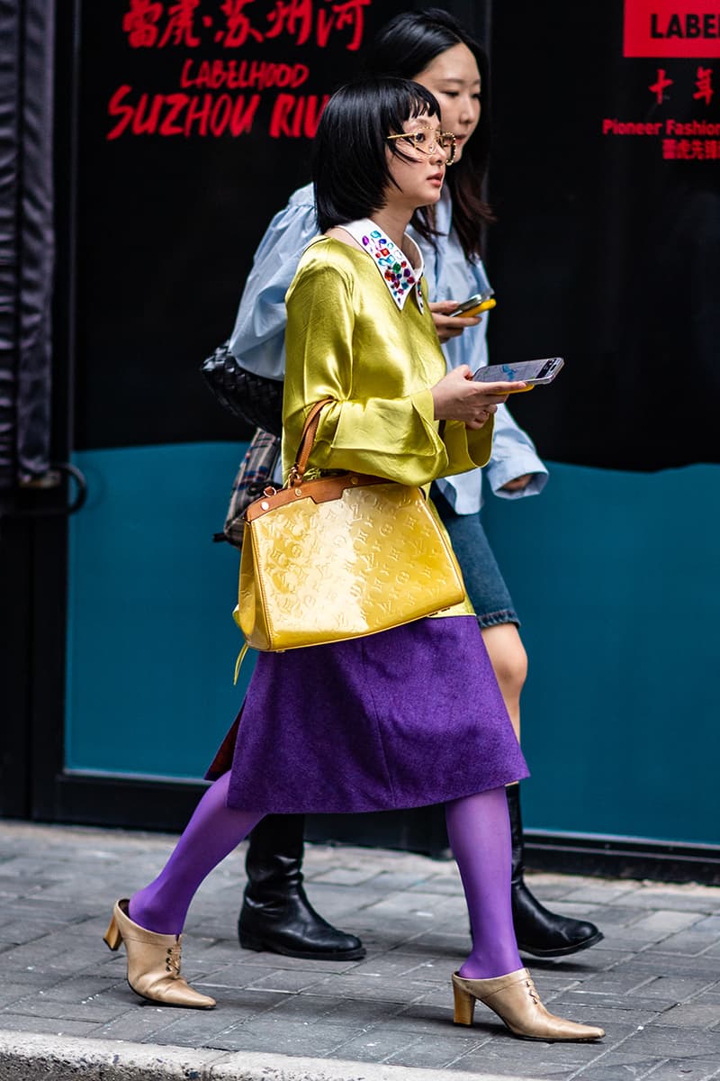 Shanghai Fashion Week SS26 Street Style looks Spring/Summer 2026 chinese fashion china