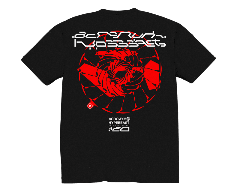 Acronym x Hypebeast 
20th Anniversary T-Shirt
