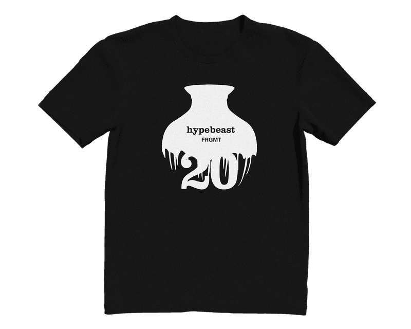 fragment x Hypebeast 
20th Anniversary T-Shirt
