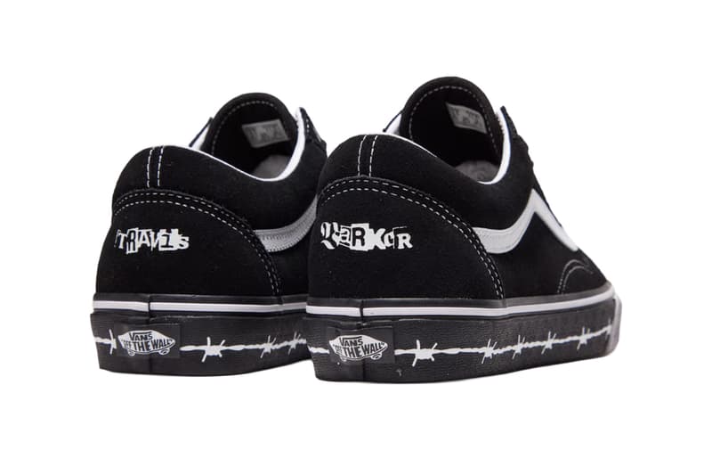 Travis Barker Vans Old Skool Black White collaboration  Release Info