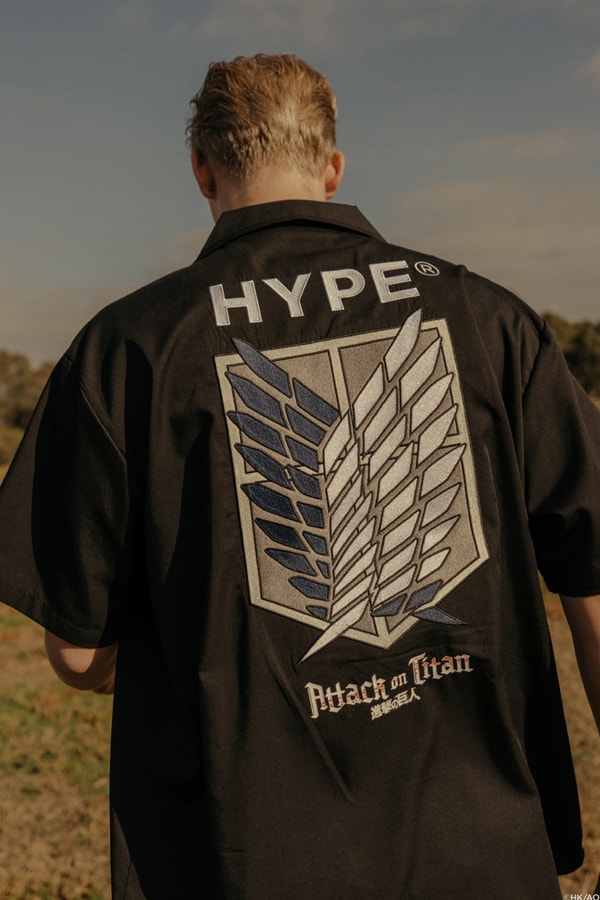 HYPE Attack on Titan Collaboration Collection Fall Winter 2025 Release Info