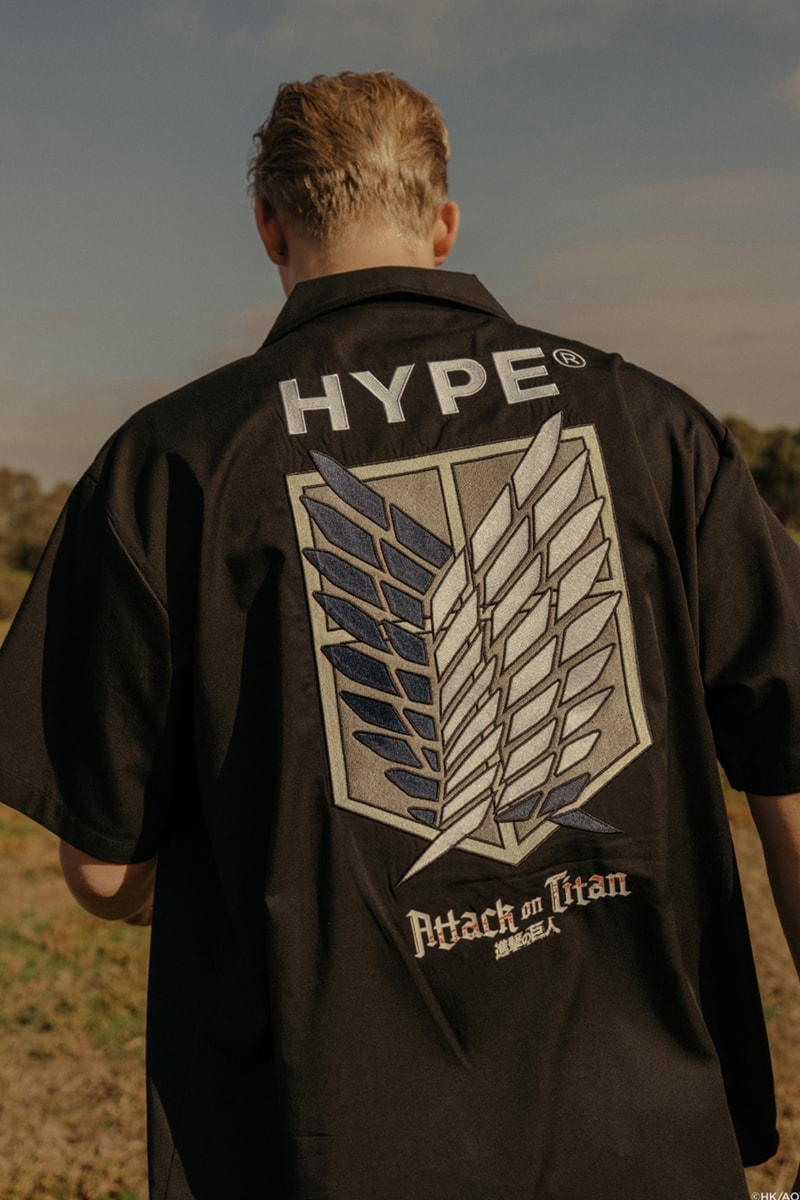 HYPE Attack on Titan Collaboration Collection Fall Winter 2025 Release Info