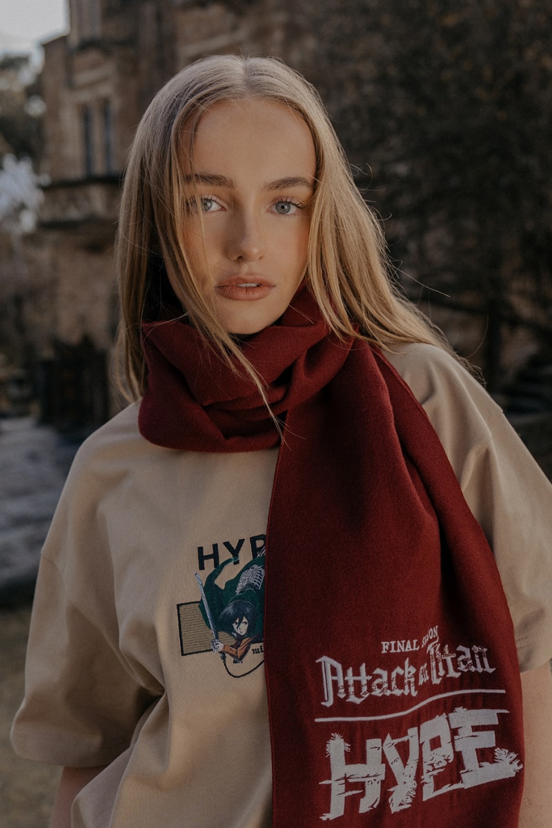 HYPE Attack on Titan Collaboration Collection Fall Winter 2025 Release Info