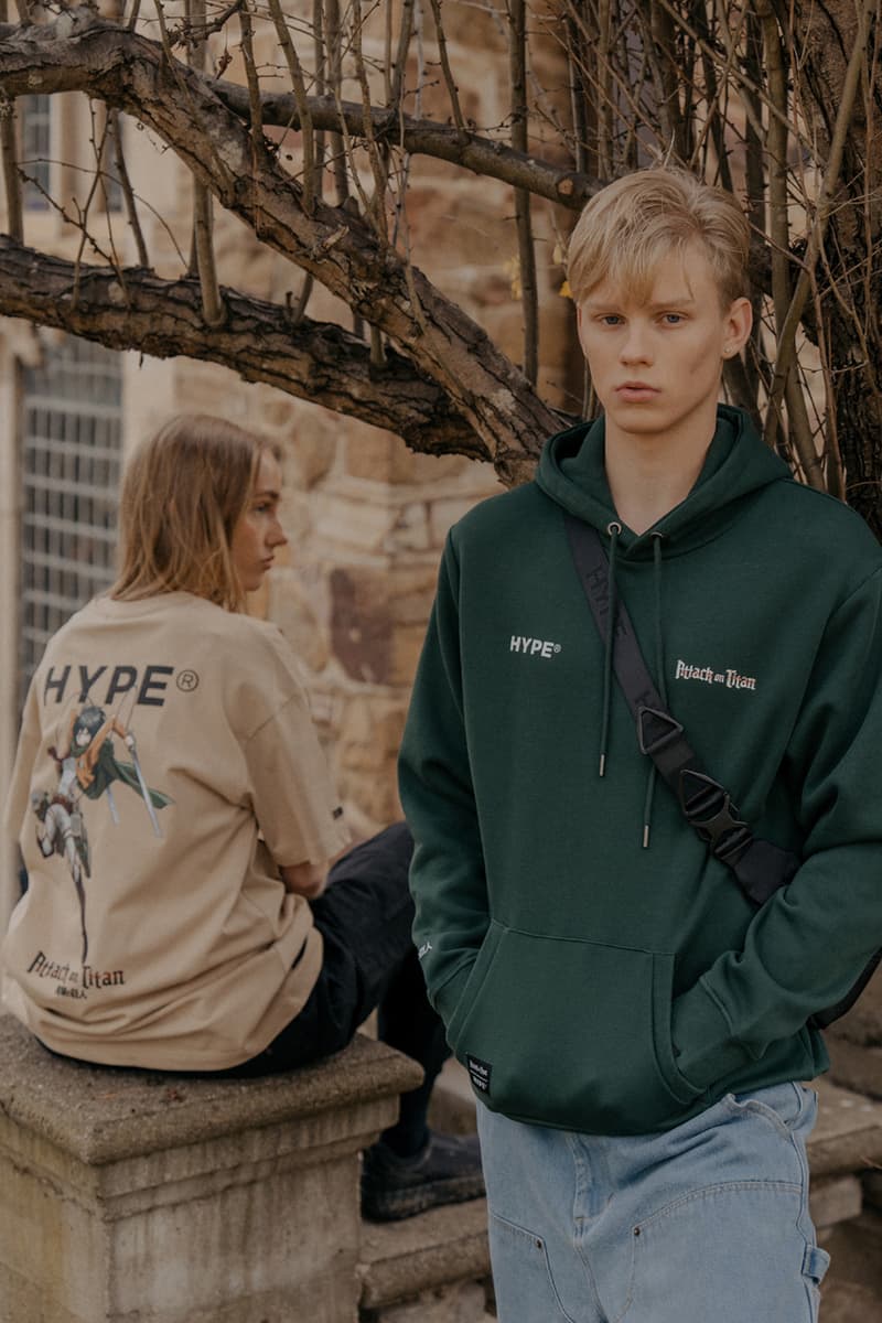 HYPE Attack on Titan Collaboration Collection Fall Winter 2025 Release Info