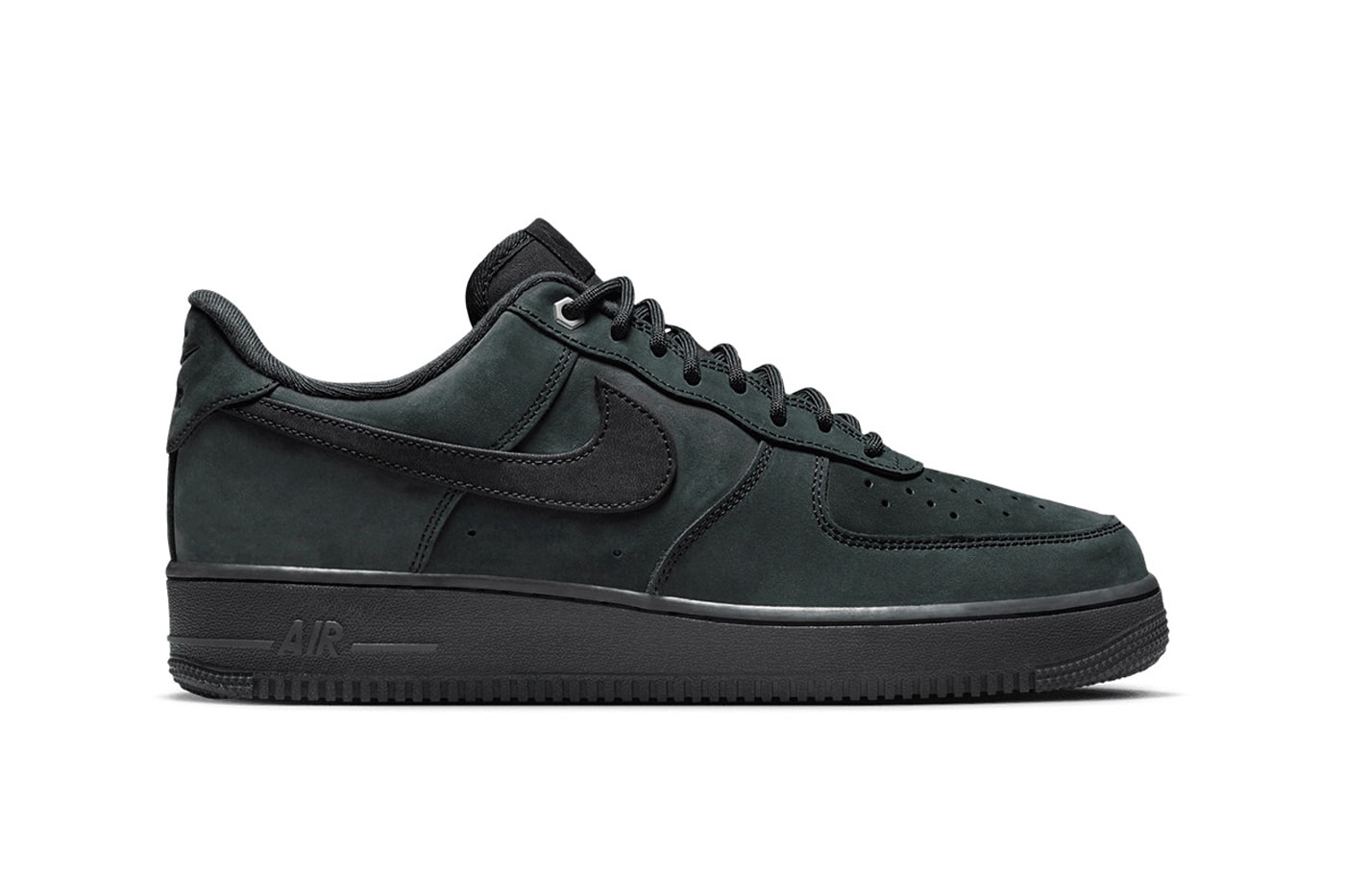 Nike Air Force 1 Low "Black Nubuck" Black/Black CJ9179-001