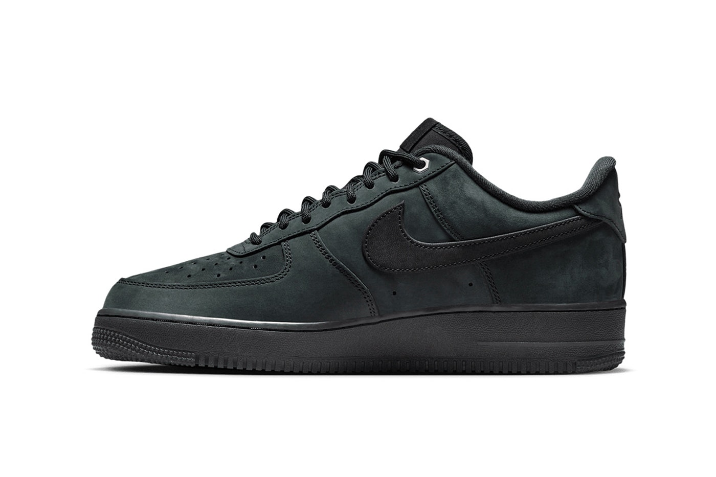 Nike Air Force 1 Low "Black Nubuck" Black/Black CJ9179-001