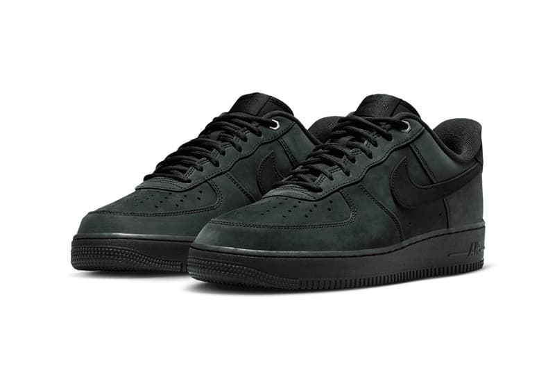 Nike Air Force 1 Low "Black Nubuck" Black/Black CJ9179-001