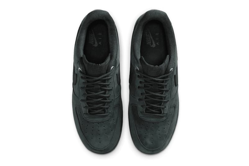 Nike Air Force 1 Low "Black Nubuck" Black/Black CJ9179-001