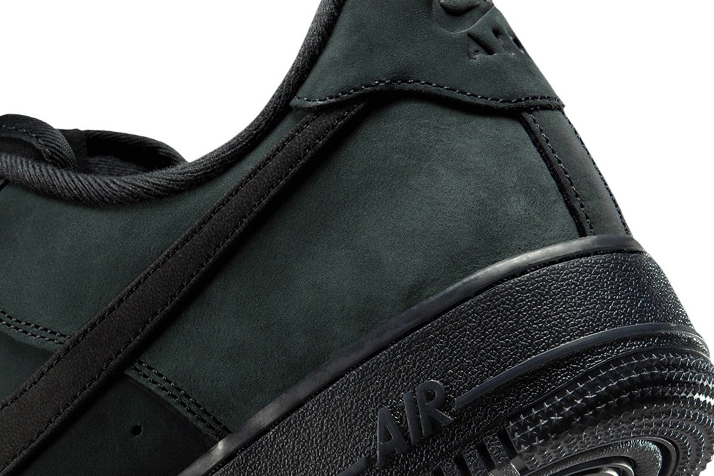 Nike Air Force 1 Low "Black Nubuck" Black/Black CJ9179-001