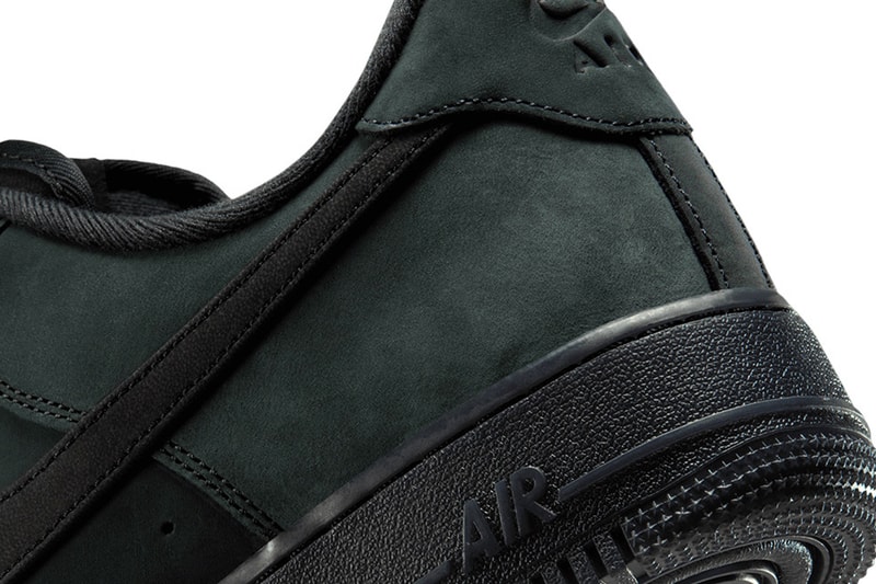 Nike Air Force 1 Low "Black Nubuck" Black/Black CJ9179-001