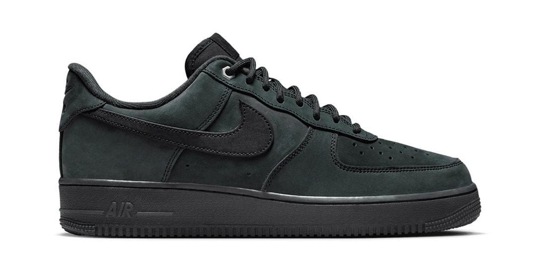 Official Look at the Nike Air Force 1 Low "Black Nubuck"