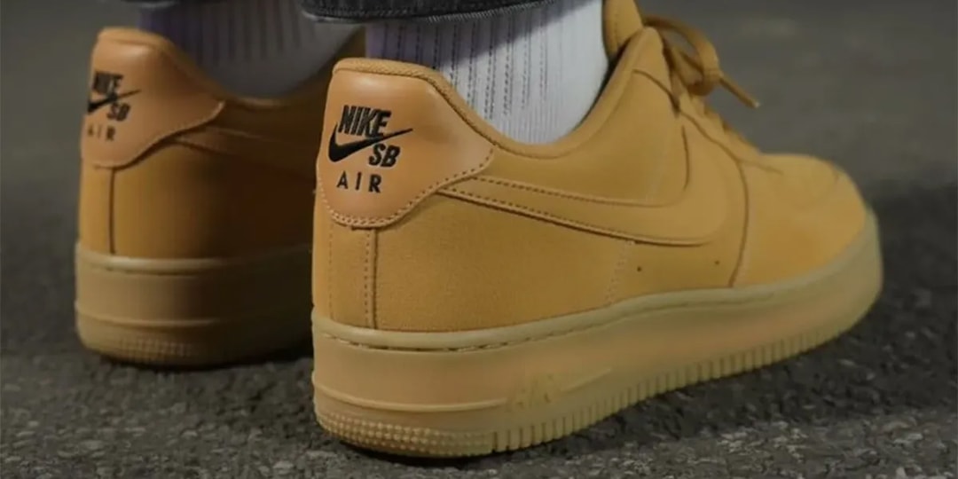 First Look at the Nike SB Air Force 1 Low "Flax"