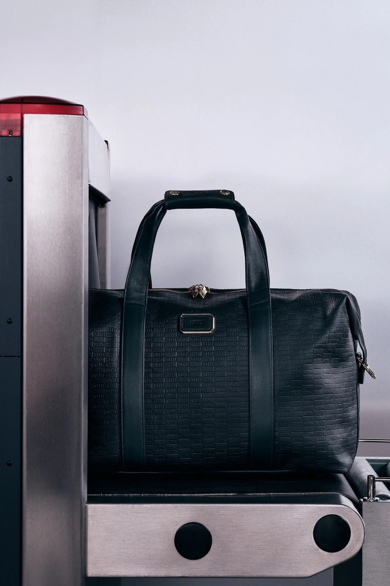Kith for TUMI 50th Anniversary Collection Release Info 19 Degree Aluminum International Carry On Rolling Trunk Cigar Case Sunglass Case Watch Case Pewter Silver Stadium