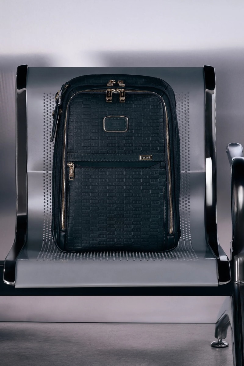 Kith for TUMI 50th Anniversary Collection Release Info 19 Degree Aluminum International Carry On Rolling Trunk Cigar Case Sunglass Case Watch Case Pewter Silver Stadium