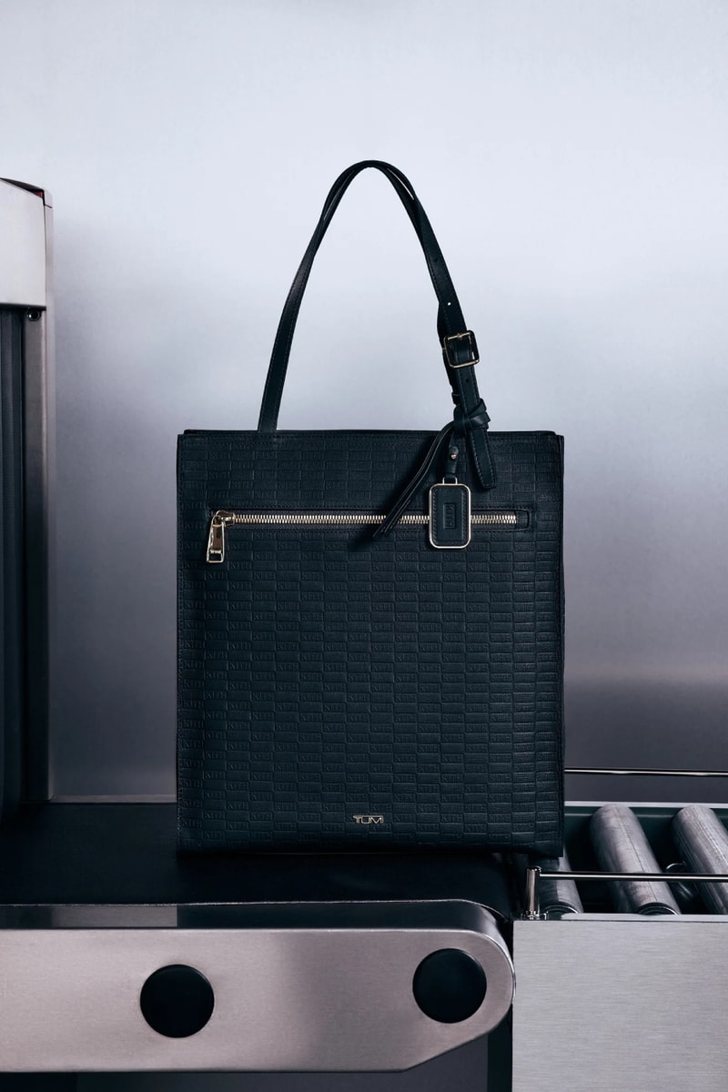 Kith for TUMI 50th Anniversary Collection Release Info 19 Degree Aluminum International Carry On Rolling Trunk Cigar Case Sunglass Case Watch Case Pewter Silver Stadium