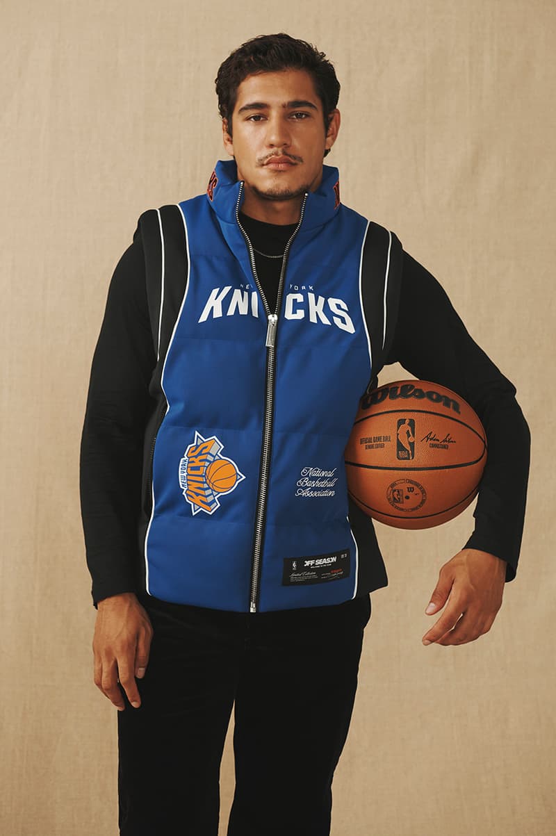 Kristin Juszczyk Off Season Debuts NBA Puffer Collection Chicago Bulls, Boston Celtics, New York Knicks, Los Angeles Lakers, and Golden State Warriors fanatics