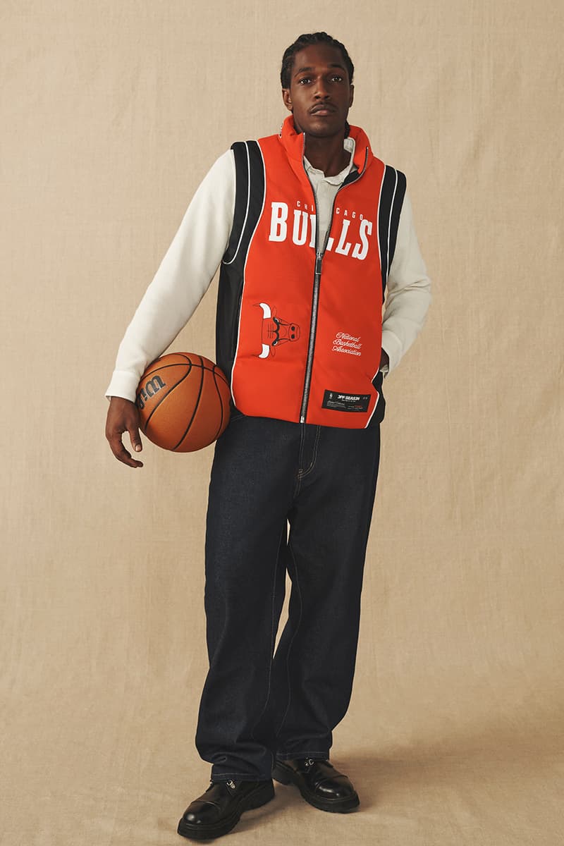 Kristin Juszczyk Off Season Debuts NBA Puffer Collection Chicago Bulls, Boston Celtics, New York Knicks, Los Angeles Lakers, and Golden State Warriors fanatics