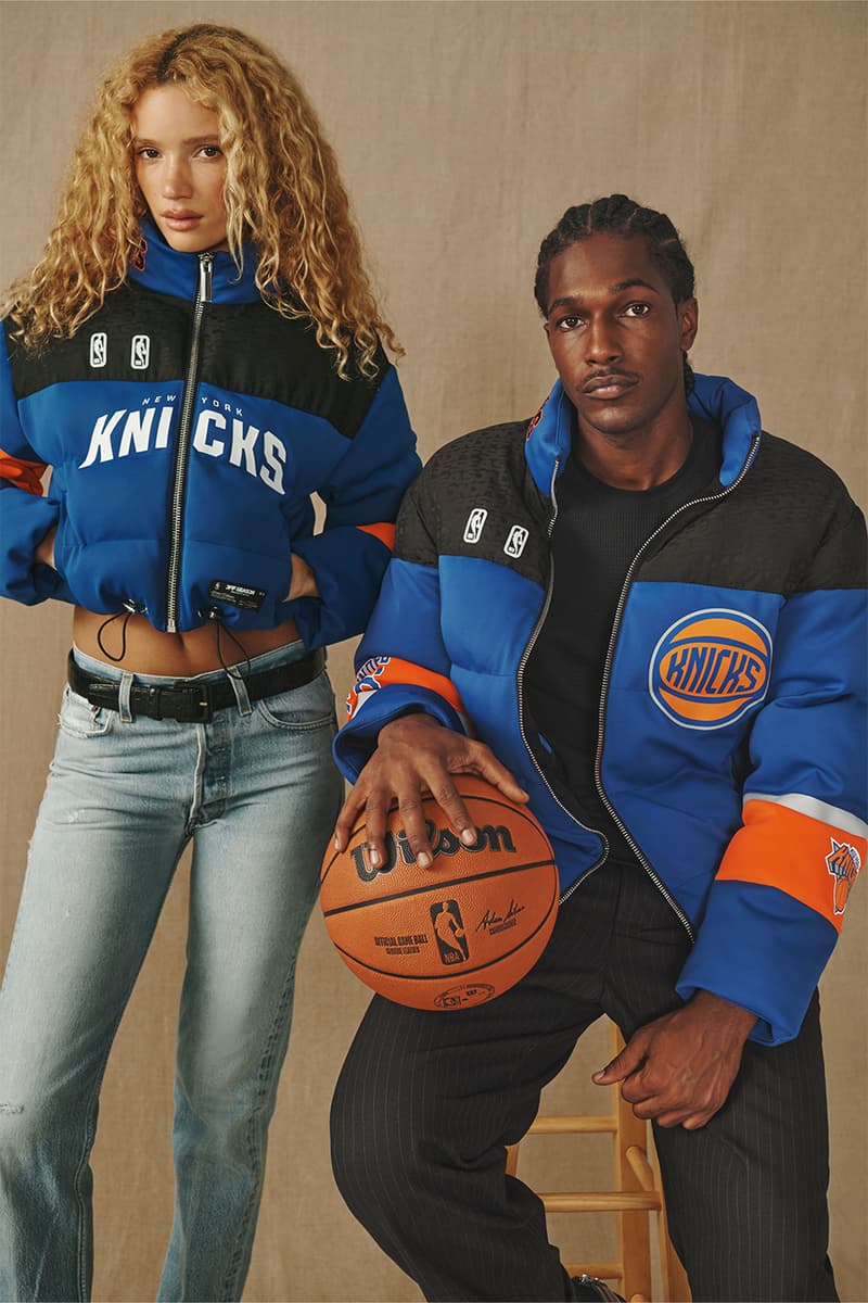 Kristin Juszczyk Off Season Debuts NBA Puffer Collection Chicago Bulls, Boston Celtics, New York Knicks, Los Angeles Lakers, and Golden State Warriors fanatics