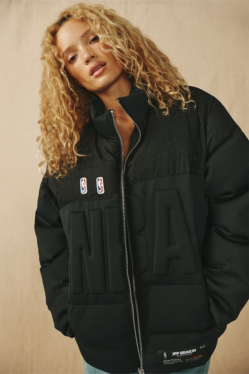 Kristin Juszczyk Off Season Debuts NBA Puffer Collection Chicago Bulls, Boston Celtics, New York Knicks, Los Angeles Lakers, and Golden State Warriors fanatics