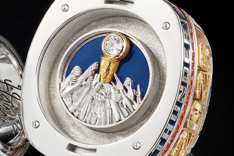 Take a Closer Look at the Oklahoma City Thunder's NBA Championship Ring the champions collective okc basketball shai gilgeous alexander sga zo frost