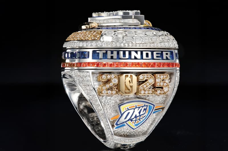 Take a Closer Look at the Oklahoma City Thunder's NBA Championship Ring the champions collective okc basketball shai gilgeous alexander sga zo frost
