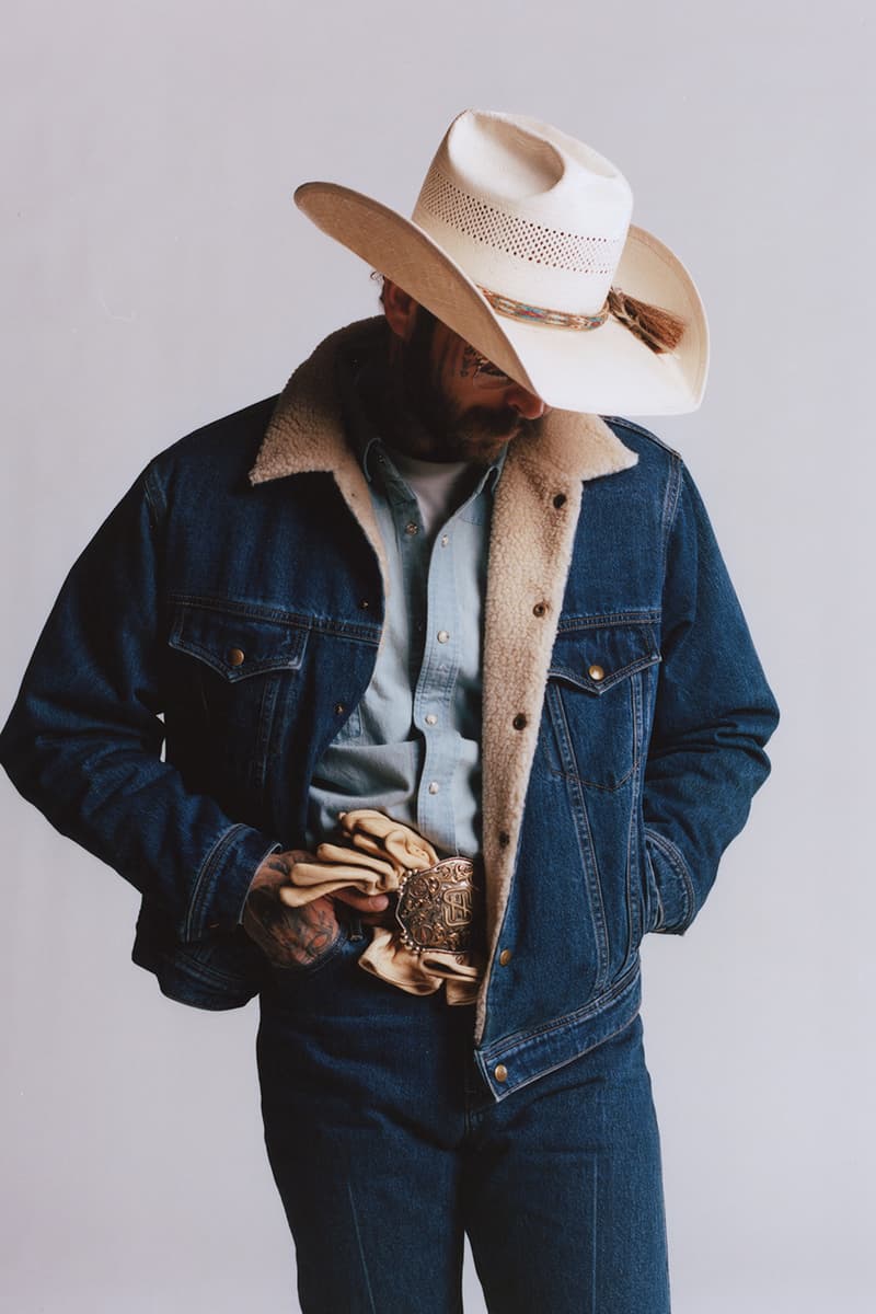 Post Malone's Austin Post Launches Permanent Collection ready to wear collection cowboy americana 