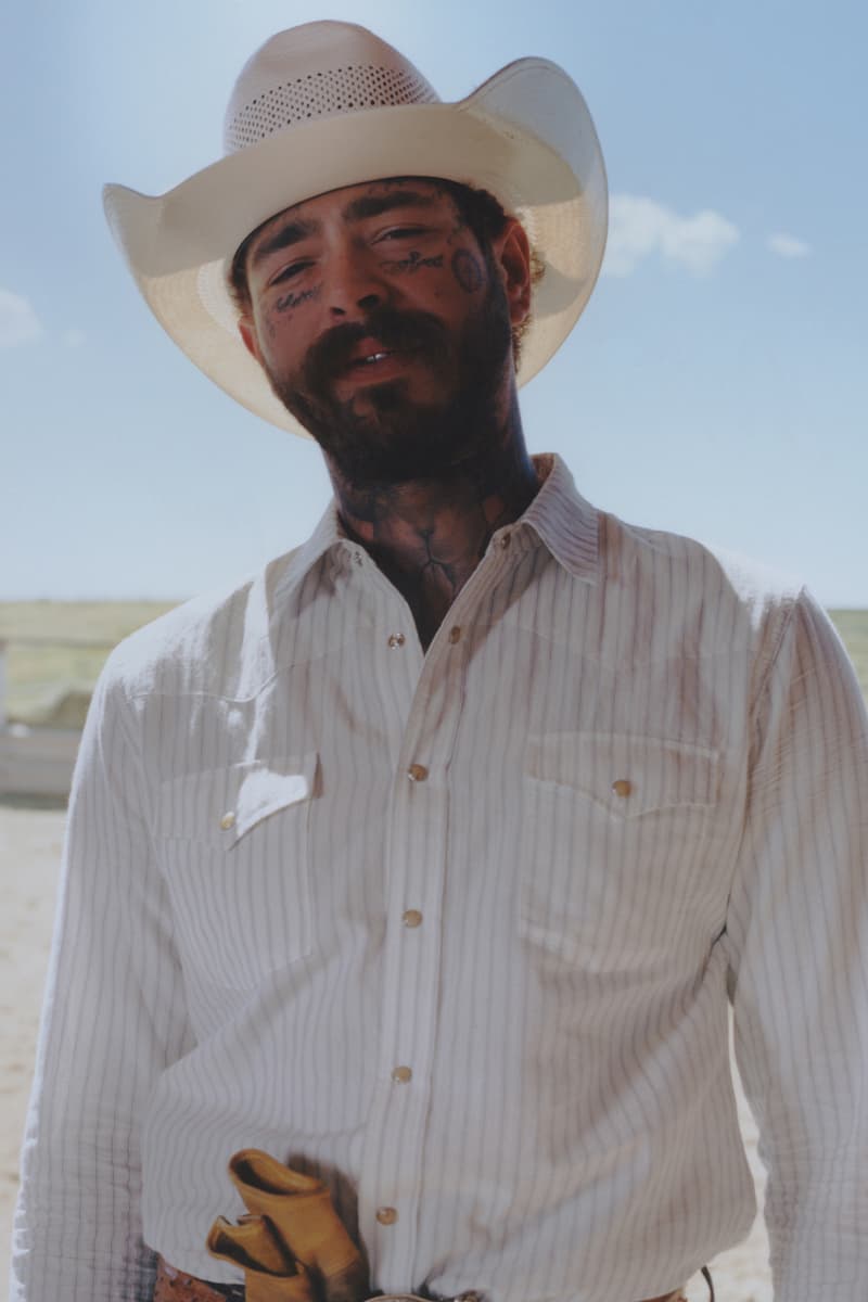 Post Malone's Austin Post Launches Permanent Collection ready to wear collection cowboy americana 